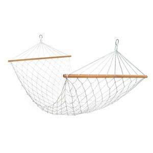 Happy Green felakasztható hálós nyugágy, 200 x 80 cm, fehér kép