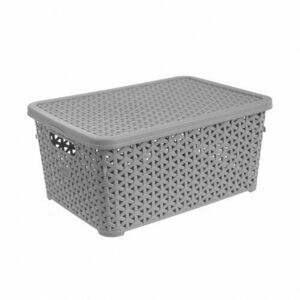 Orion Box fedéllel RATAN, 10 l, szürke kép