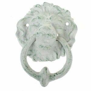 Öntöttvas kopogtató Lion fekete, 20 x 27 cm kép