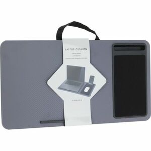 Laptoptartó, szürke, 57, 5 x 4 x 30, 5 cm, MDF kép