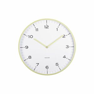 Karlsson 6011GR design falióra, sárga, átmérő 40cm kép