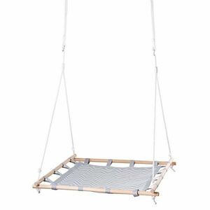 Woody szögletes hinta textillel, 100 cm kép