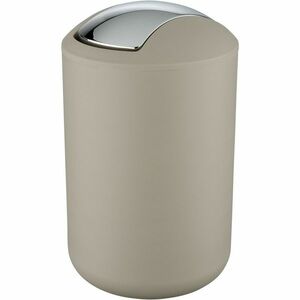 Wenko Brasil 6, 5 l, taupe színű, billenő fedelesszemetes kép