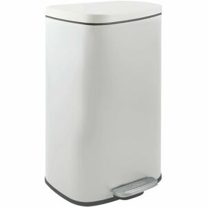 Spirella Soft-close Akira pedálos hulladékgyűjtő 30 l, matt fehér, 30 l kép