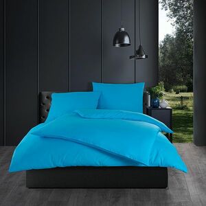 Pamut ágynemét Color türkiz, 140 x 200 cm, 70 x 90cm kép