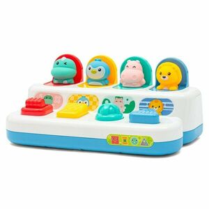 Baby Mix Interaktív játék - felugró ablakok állatokkal Peekaboo, 25, 2 x 11 x 13 cm kép