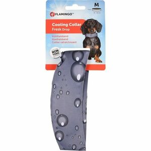 Flamingó hűsítő nyakörv kutyáknak, M méret28 - 36 cm kép