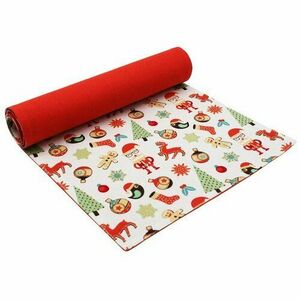 Manók és fák asztali futó, 33 x 130 cm kép