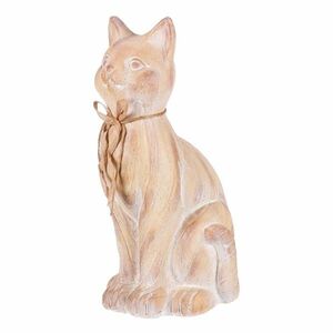Kerti dekoráció macska szobor, MgO kerámia, 25 x22 x 46 cm kép
