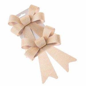 Karácsonyi masni szett 14 x 20 cm, krém színű, 2db kép