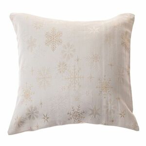 Hópelyhek vízálló karácsonyi párnahuzat mix, 40 x 40 cm kép