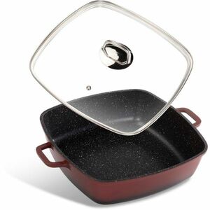 Lamart LT1286 Cast sütőedény, 28 x 28 cm, piros kép