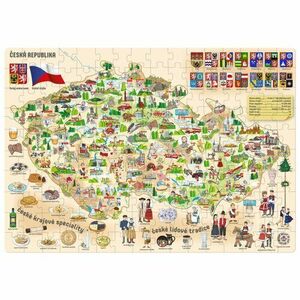 Popular puzzle Csehország térképe, 160 darab kép