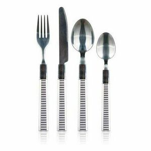 Banquet LINES rozsdamentes acél evőeszközkészlet műanyag nyéllel, 24 db kép