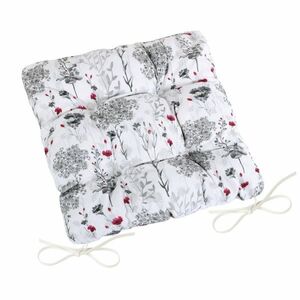 Bellatex DITA Ágak steppelt székpárna szürke, 40 x 40 cm kép