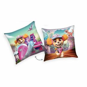 Herding Paw Patrol Dino Rescue kispárna rózsaszín, 40 x 40 cm kép