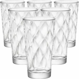 Bormioli Rocco Kaleido 6 darabos pohár szett, long drink 370 ml, 370 ml kép