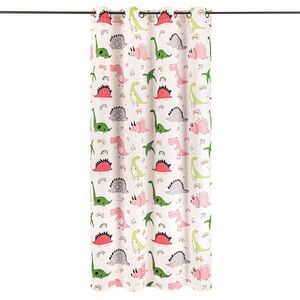 4Home Dino gyerek függöny rózsaszín, 140 x 245 cm kép