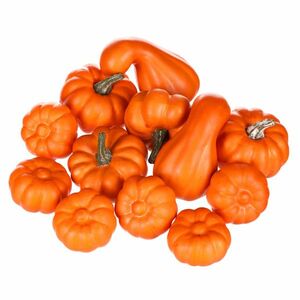 Narancssárga tök, műanyag, 12 db kép