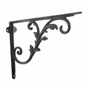 Öntöttvas konzol Mensola fekete, 20 x 27 cm kép