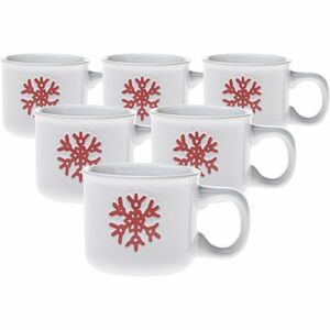 6 darab Vločka kerámia bögre szett, 90 ml kép