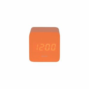 Karlsson 5982OR design LED óra ébresztővel, narancssárga, 7 cm kép