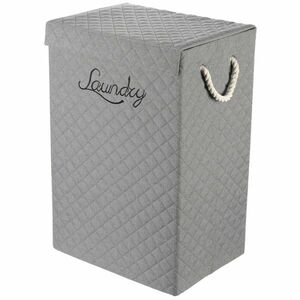 Autronic Szövetkosár fogantyúval és fedéllel, bézs kép