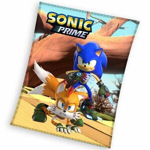 Carbotex Gyermek takaró Ježek Sonic és Tails, 130 x 170 cm kép