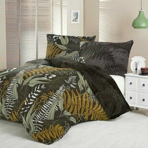 Kvalitex Luxury Collection szatén ágyneműhuzat páfrány barna, 140 x 200 cm, 70 x 90 cm kép