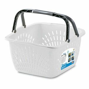 VENTO műanyag kosár fogantyúval, 40 x 40 x 23 cm kép