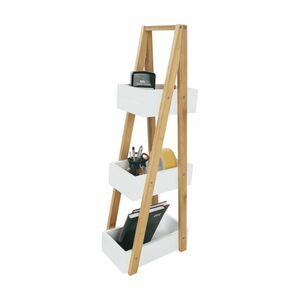 Vego bambusz polcos állvány, 30 x 18, 5 x 81 cm kép