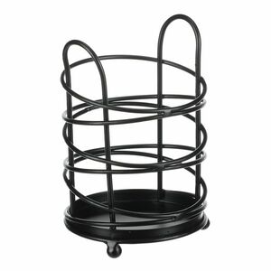 Autronic Fém konyhai állvány, kerek, fekete kép