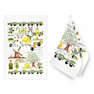 Bellatex Olive konyharuha, 40 x 60 cm , 2db-os szett kép