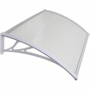 Aldotrade Lagrada ajtóbejárati előtető 120 x 80 cm, átlátszó, nem osztott kép