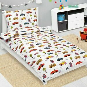 Bellatex Junior pamut ágynemétlet gyerekeknek, fehér, 140 x 200 cm, 70 x 90 cm kép