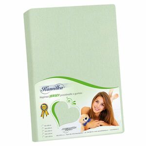 Bellatex Jersey lepedő, szálvia, 160 x 200 cm kép