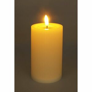 Kültéri LED gyertya 7, 5 x 12, 5 cm, bézs színű, elemes kép