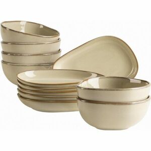 Mäser 12 részes Cordelia Sand tálalószett kép