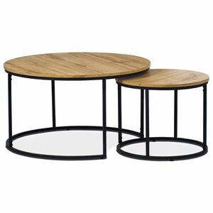 Konferenciaasztalok szett, vad tölgy, 2 db kép