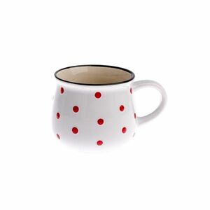 Dots kerámia bögre 230 ml, fehér , 230 ml kép