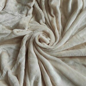 Microplüss lepedő bézs színű, 90 x 200 cm, 90 x 200 cm kép