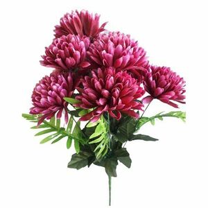 Krizantém Műcsokor, lila, magasság 58 cm kép