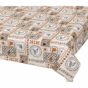 Bellatex Húsvéti tyúk asztalterítő bézs, 70 x 70 cm, 70 x 70 cm kép
