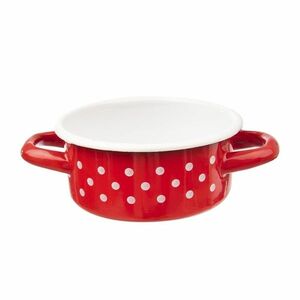 Orion Pöttyös zománcozott lábas, 0, 6 l kép