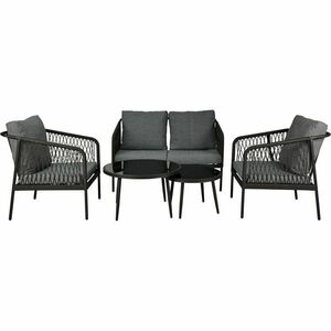 Nicole kerti bútor szett, 5 darab, asztallal együtt kép