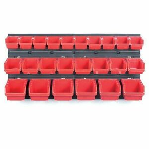 Függeszthető panel szerszámokhoz, 24 boxszal, Orderline, 80 x 16, 5 x 40 cm kép