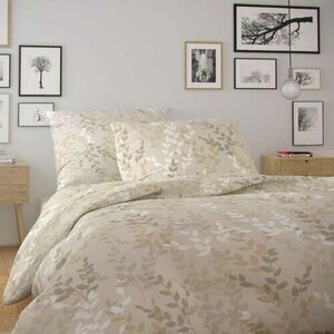 Kvalitex Nordic Astrid pamut ágynemű, tejszín, 140 x 220 cm, 70 x 90 cm kép