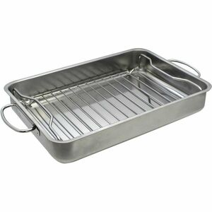 Elo 53434 Basic Rozsdamentes tepsi grillrácsos 34x 24 x 5, 5 cm kép