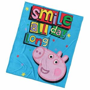 Carbotex Gyermek takaró Pepina malac Mosoly Kérem, 110 x 140 cm kép