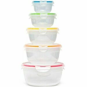 LOCKnLOCK Lock kerek élelmiszer-tároló edényszett, 5 db kép